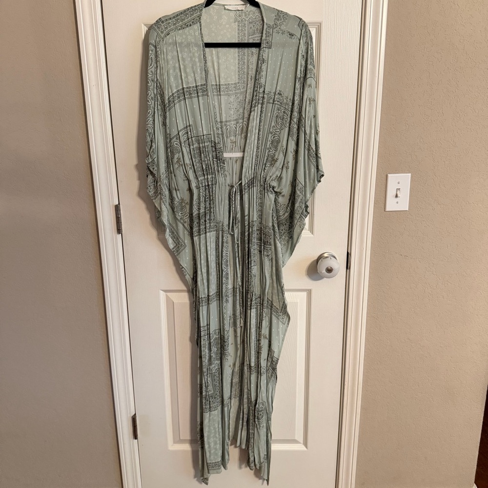 Lush Sage Green Patterned Fabric